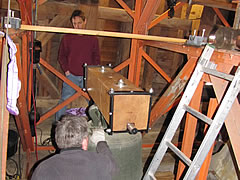 Ein neues Holzjoch für die Wächterglocke